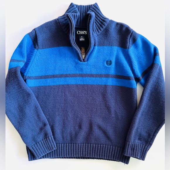 BOYS EUC SWEATER—SIZE 5/6–CHAPS BRAND—NICE - Picture 6 of 6